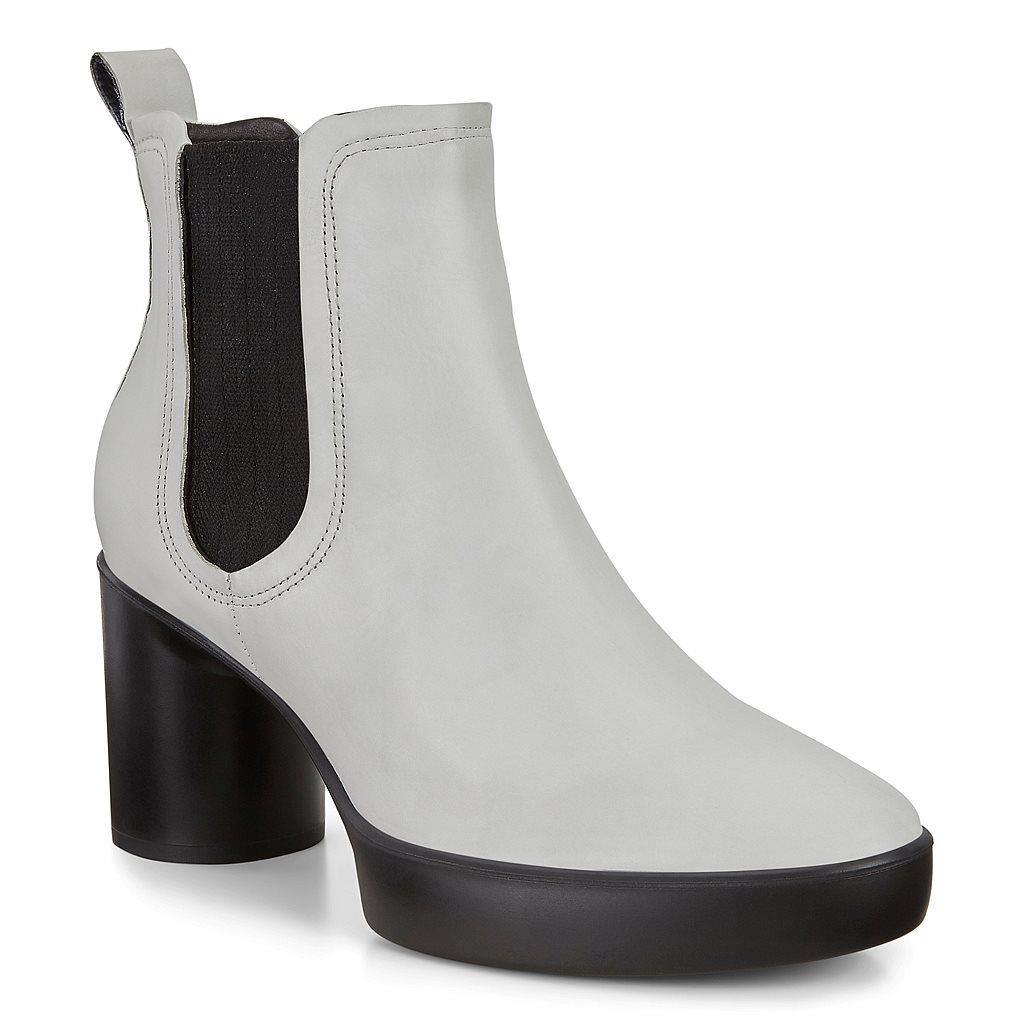 Ecco Shape Sculpted Motion 55 Womens Heeled Boots White Sales - India DTA-037825